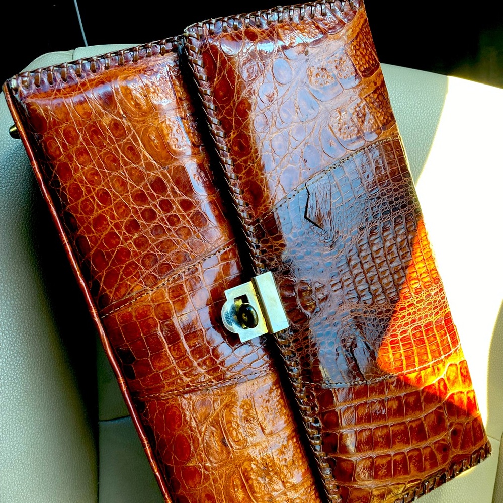 ETCO 1940s genuine alligator purse